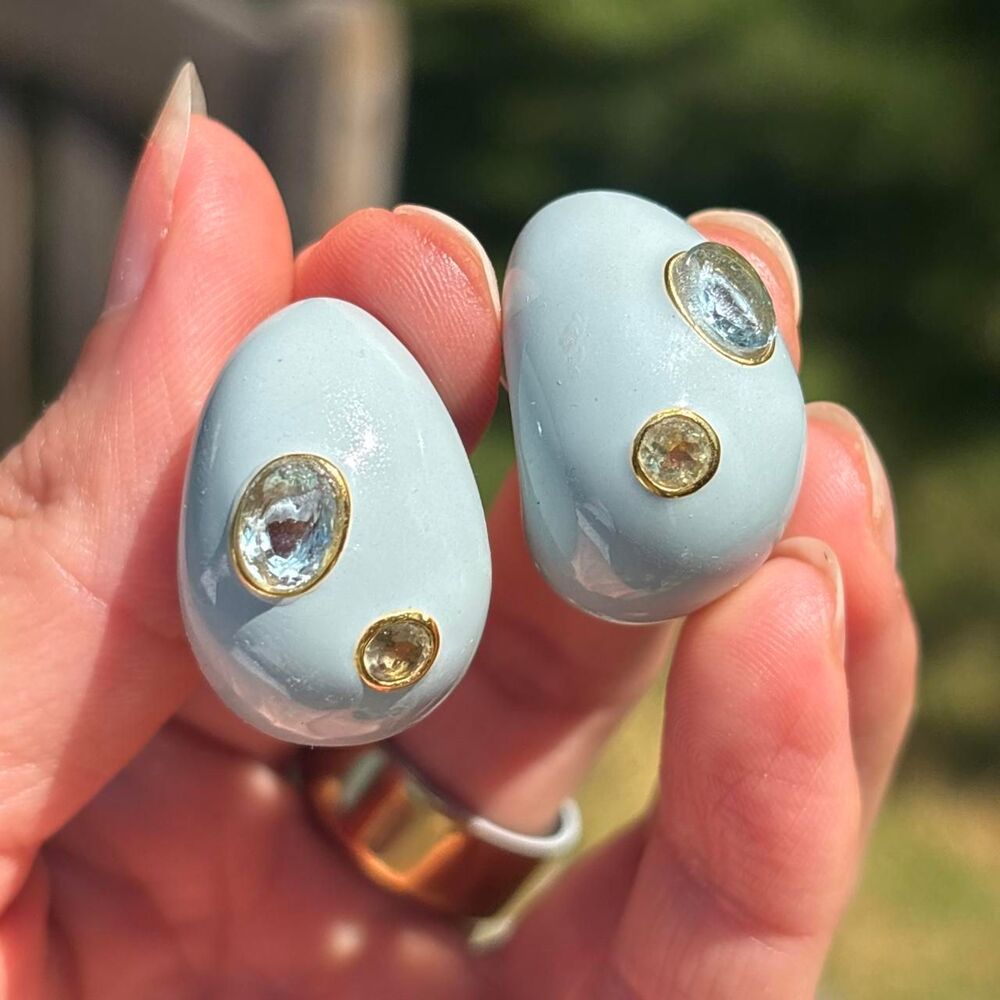 Lizzie Fortunato Mini Studded Arp Earrings